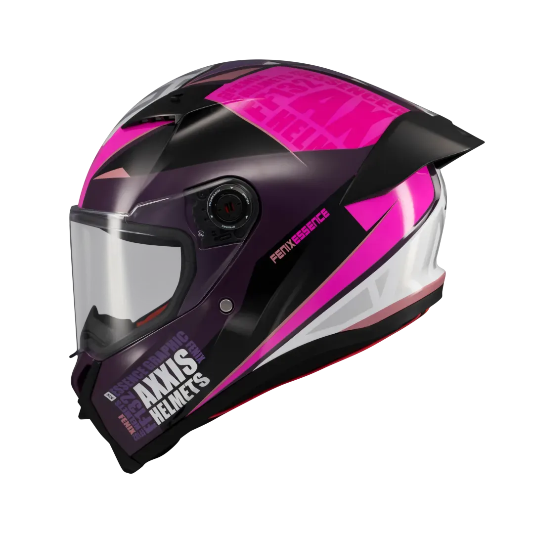Casco Integral Axxis Fenix Essence C8 Rosa/Negro – Moto Helmets