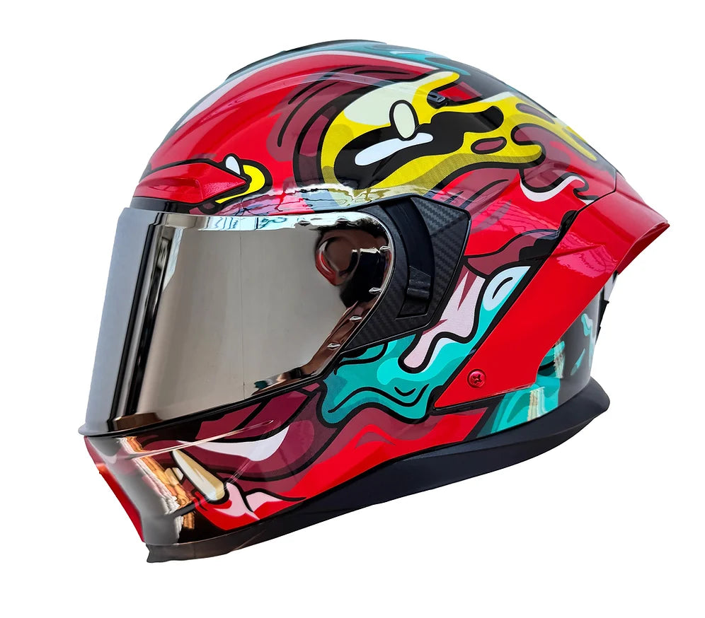 Casco Integral Noss Ns 803 Rex Multicolor – Moto Helmets