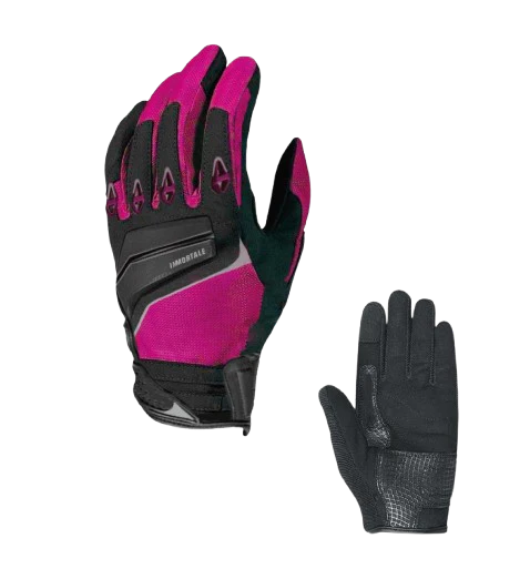 Guantes Immortale Nybio Mujer Negro / Fucsia