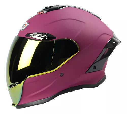 Casco Cerrado R7 109 Racing Magenta – Moto Helmets Sebastian SA