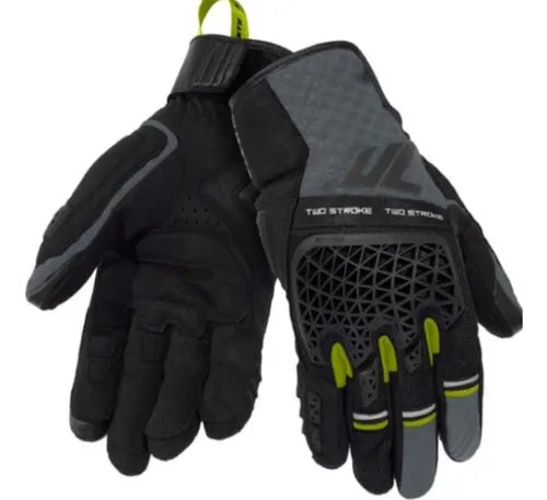 Guantes Seventy SD-N60 Two Stroke Verano Negro Amarillo