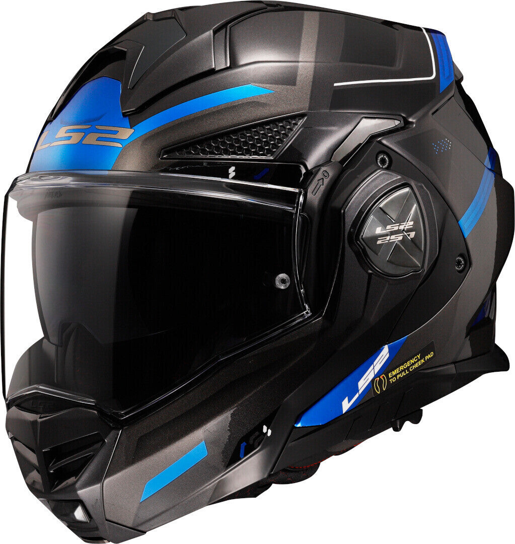 Casco Abatible Ls2 Advant X Spectrum Ff901 Azul – Moto Helmets