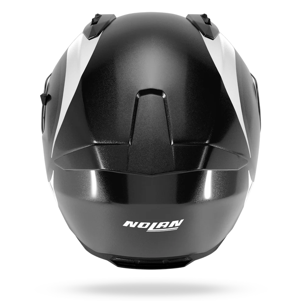 Casco Nolan N60-6 Bifase Negro Blanco Gris