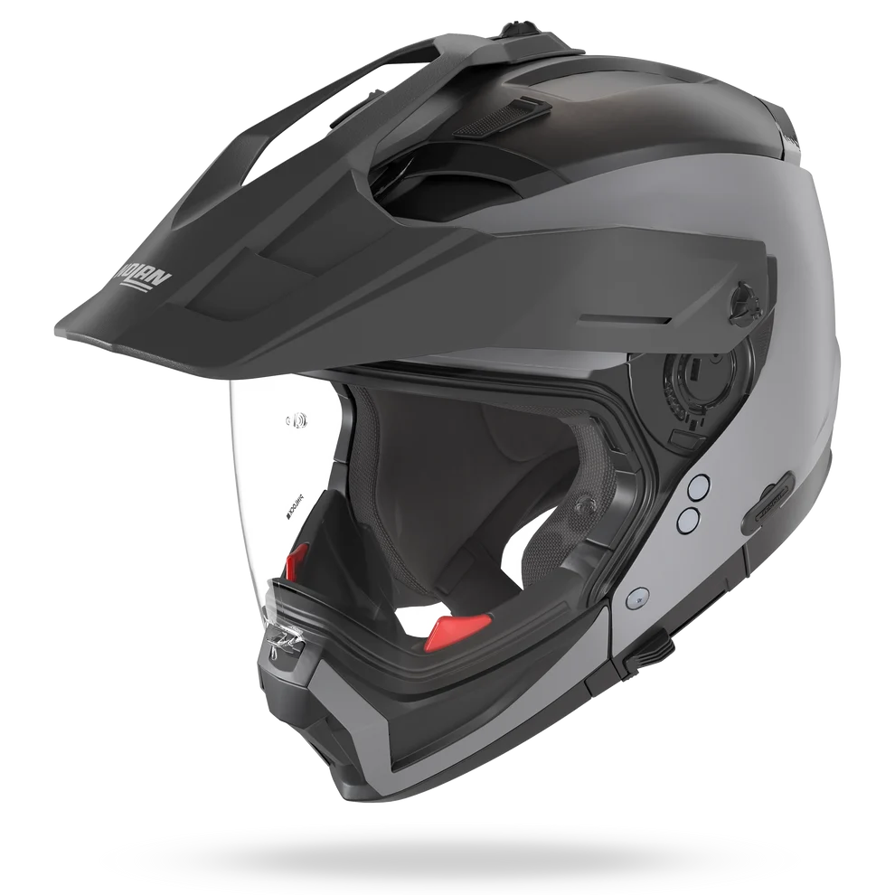 Casco Crossover Nolan N70-2 X 06 Clasico Gris Negro Mate
