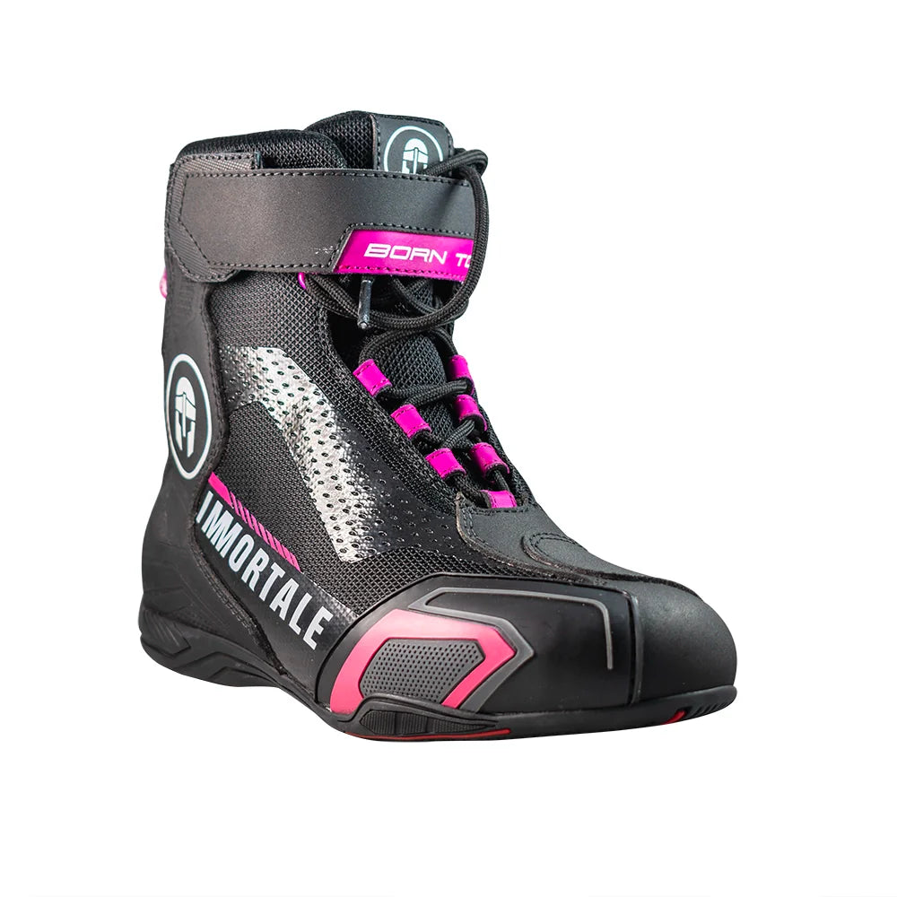 BOTA IMMORTALE URBANA NERUS DAMA ROSA – Moto Helmets Sebastian
