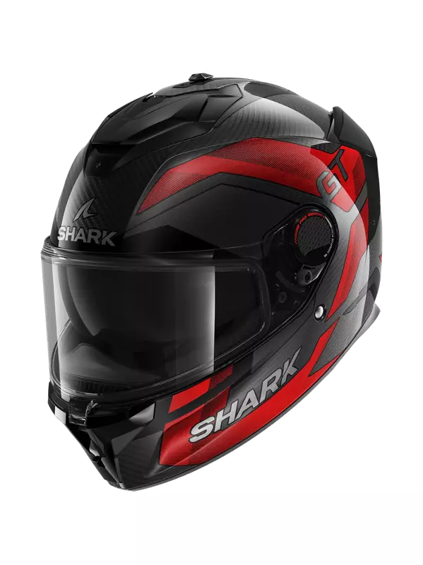 Casco Integral Shark Spartan Gt Pt Ritm Carbon Rojo Moto Helmets Sebastian