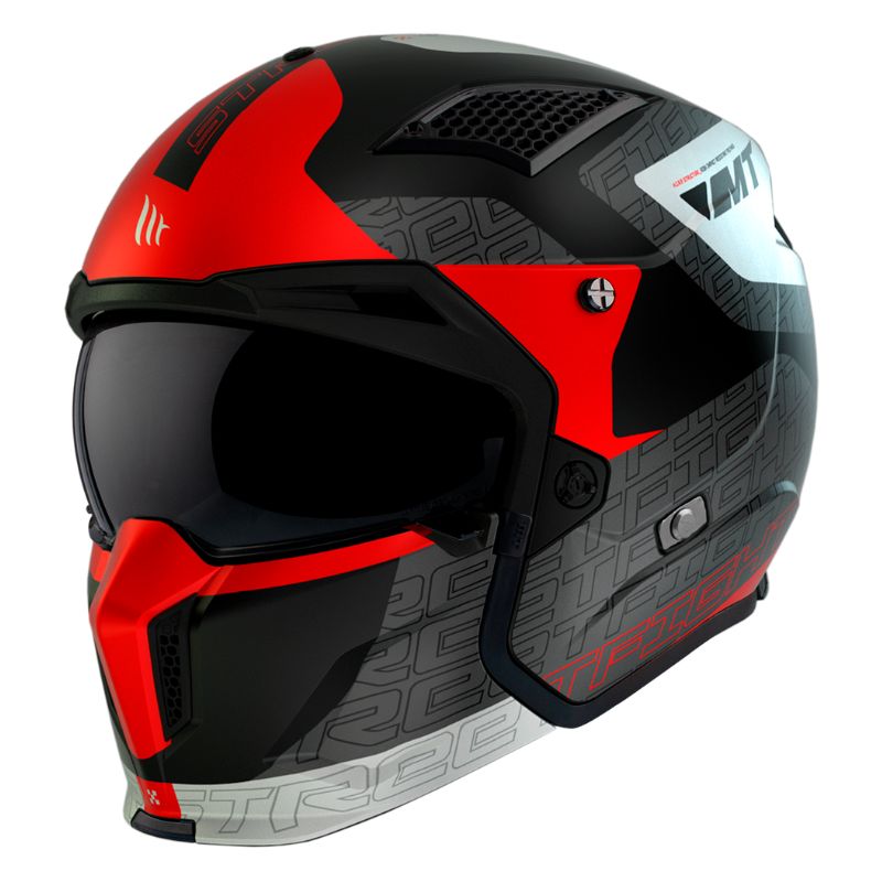 CASCO MT STREETFIGHTER SV TOTEM B15 MATT RED – Moto Helmets & Sebastian