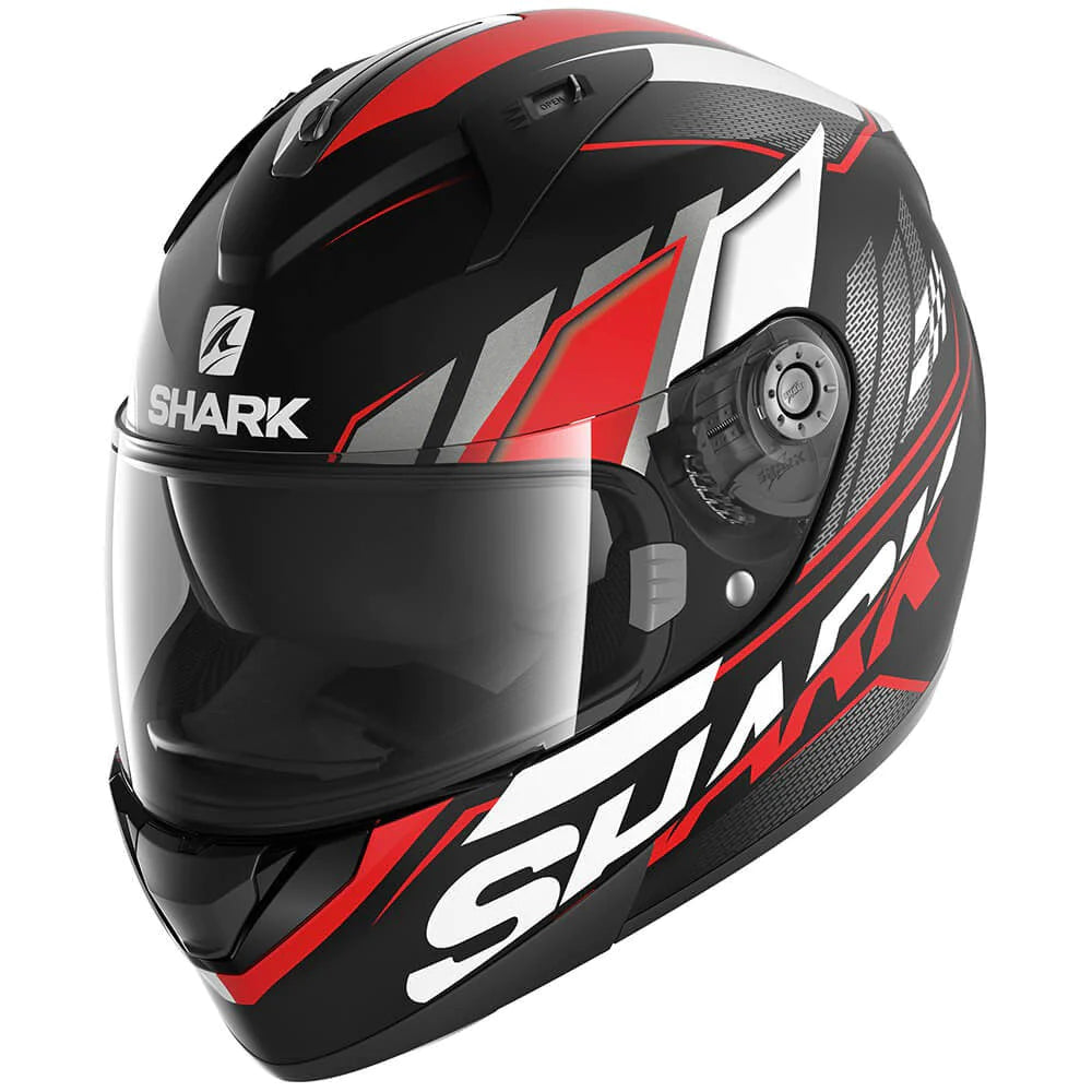 Casco shark rojo hotsell