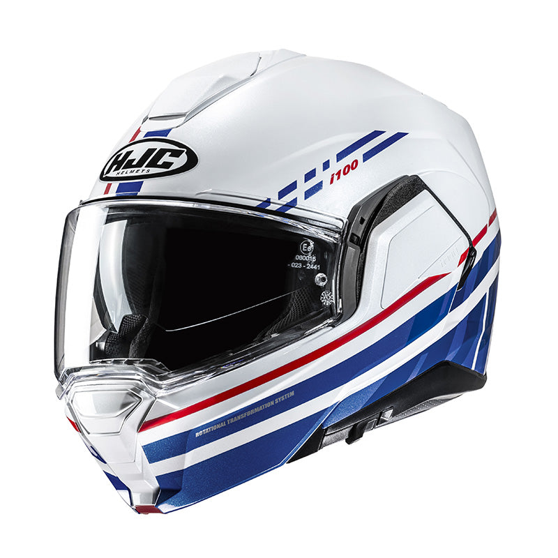 Casco Modular Hjc I100 Sysma MC21 Blanco Azul Rojo – Moto Helmets