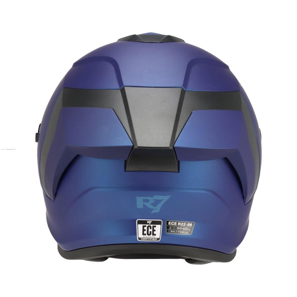 Casco Integral R7 Sentry Azul Mate