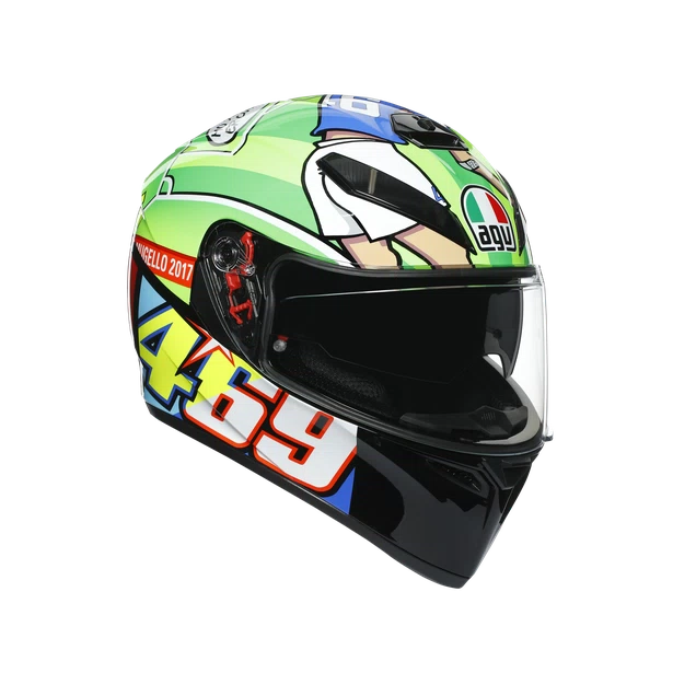 Casco AGV K3 SV TOP ROSSI MUGELLO 2017 – Moto Helmets & Sebastian