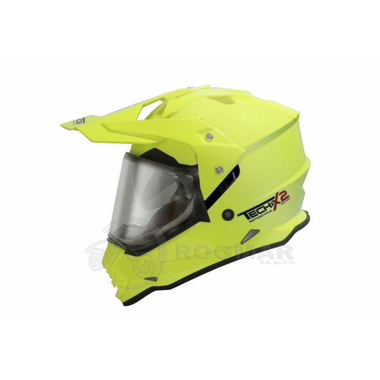 Casco Cross Tech X2 632A Amarillo Fluo – Moto Helmets Sebastian