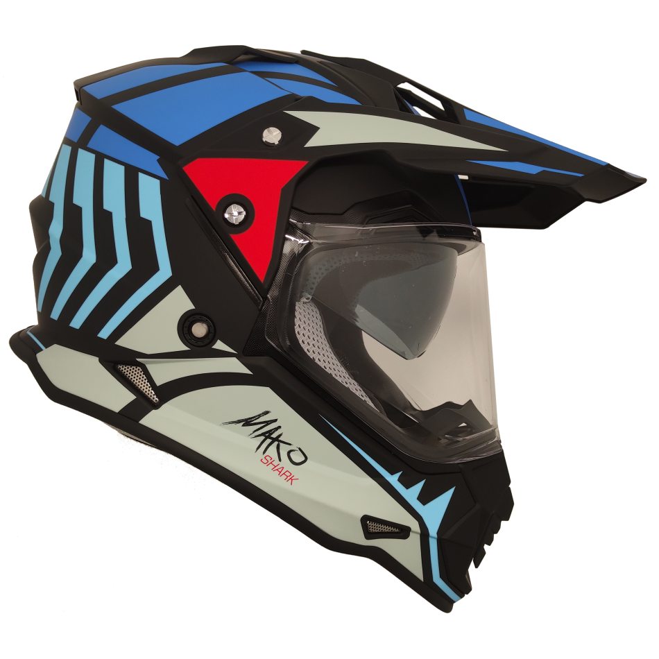 Casco Cross Street Tech X2 632 Azul Rojo – Moto Helmets