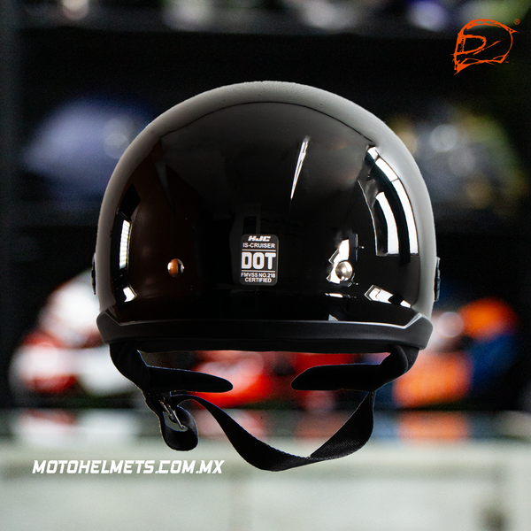 Casco Abierto Hjc Is -Cruiser Negro Brillo