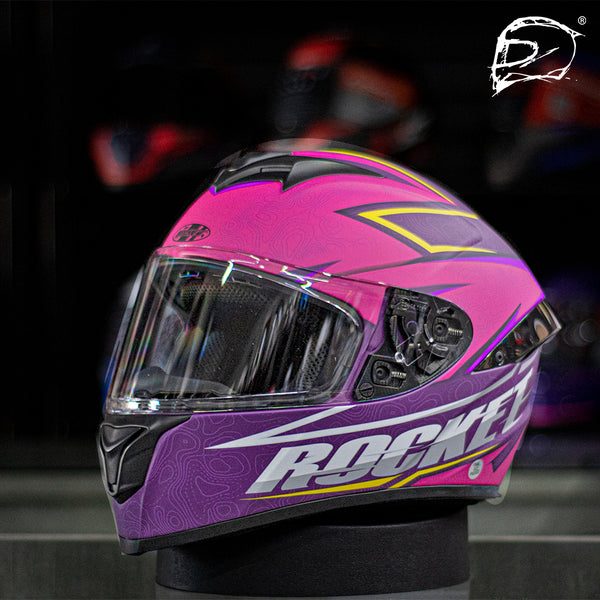 Casco Integral Joe Rocket Rkt 100 Elevation Rosa Mate
