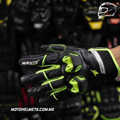 Guantes Seventy Sd-N32 Racing Naked Negro Amarillo