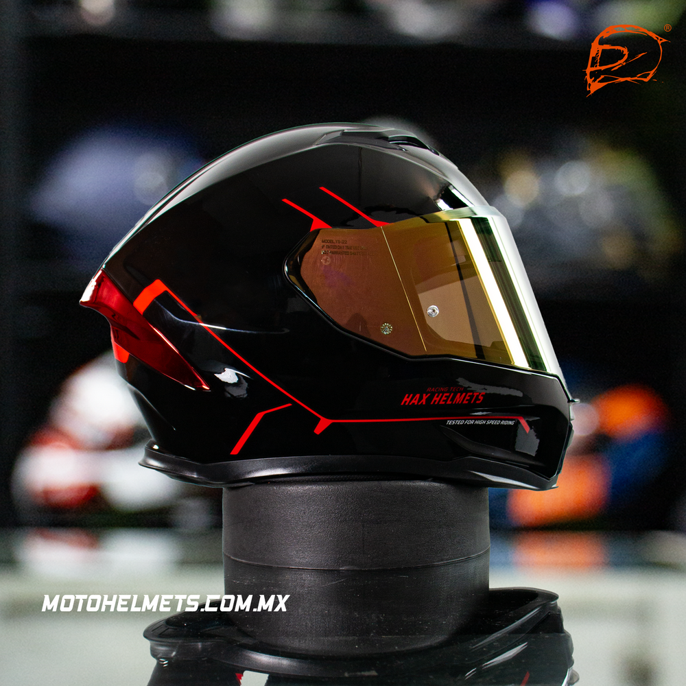 Cascos rojos para moto 2025