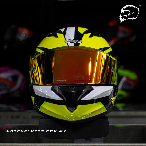 Casco Abatible Joe Rocket 300 Alter Ego Gris Neon