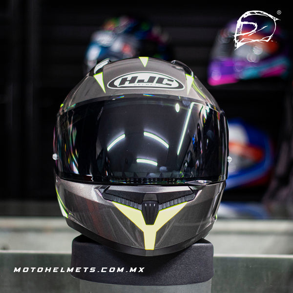 Casco Hjc C10 Santo Mc3H Amarillo Brillo