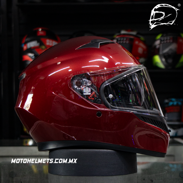CASCO INTEGRAL AGV K3 E2206 MONO COMPETIZIONE ROJO
