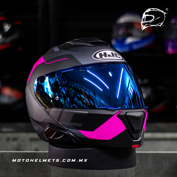 Casco Abatible Hjc I91 Carst Mc8Sf Rosa