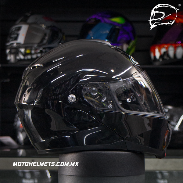 Casco Abatible Hjc C91N Metal Black