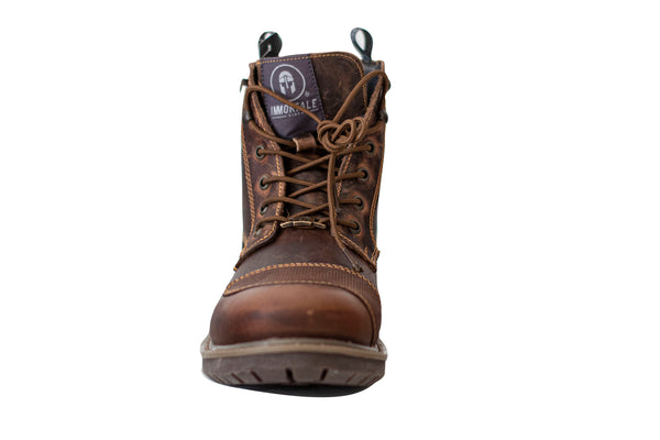 Botas Immortale Legend Con Proteccion Cafe