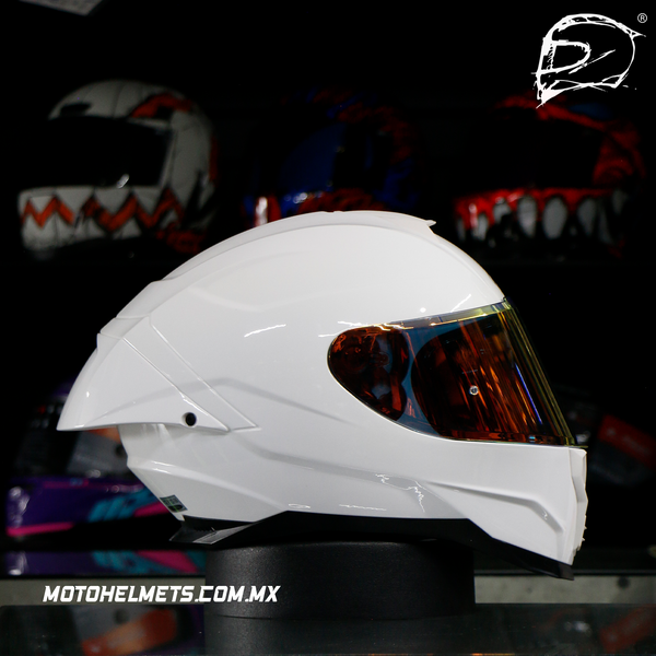 Casco Integral Joe Rocket Rkt 200 Ion Blanco Brilloso