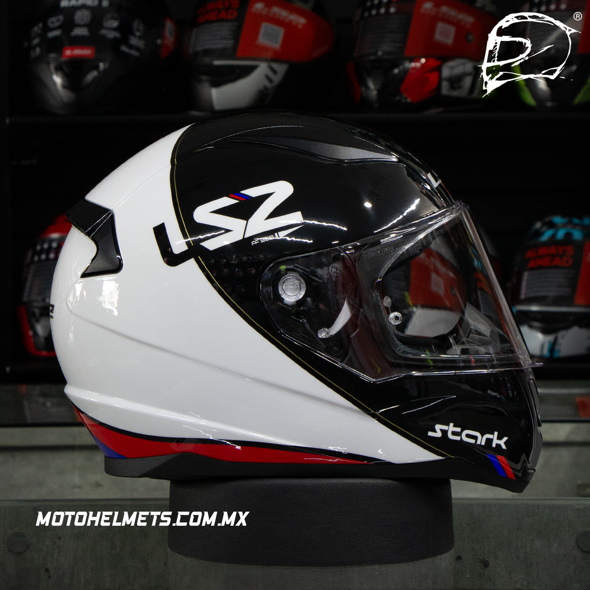 Casco Integral LS2 Rapid II Stark Blanco FF353