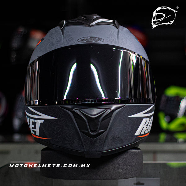 Casco Integral Joe Rocket Rkt 100 Elevation Naranja Mate