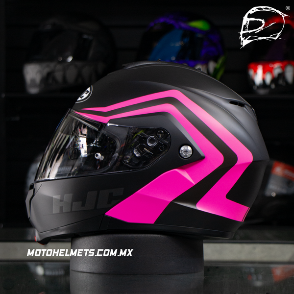 Casco Abatible Hjc C91N Nepos Negro Rosa