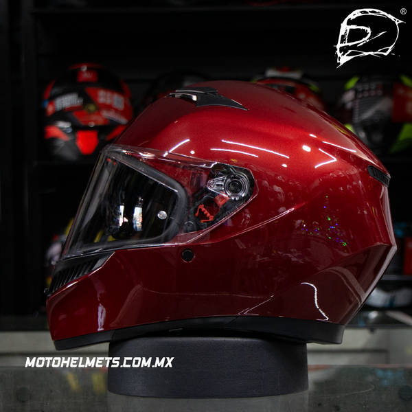 CASCO INTEGRAL AGV K3 E2206 MONO COMPETIZIONE ROJO