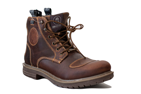 Botas Immortale Legend Con Proteccion Cafe
