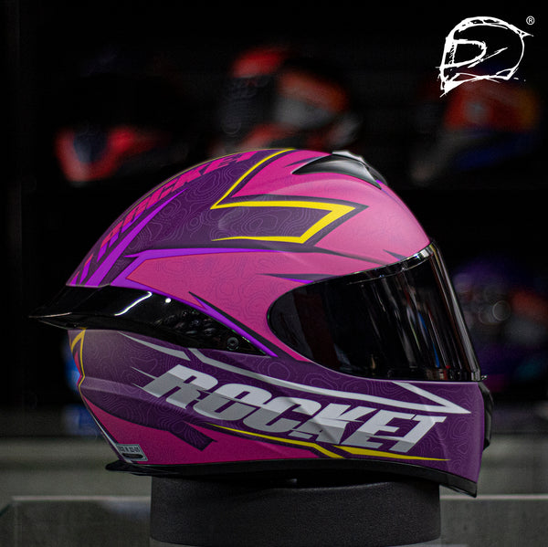 Casco Integral Joe Rocket Rkt 100 Elevation Rosa Mate