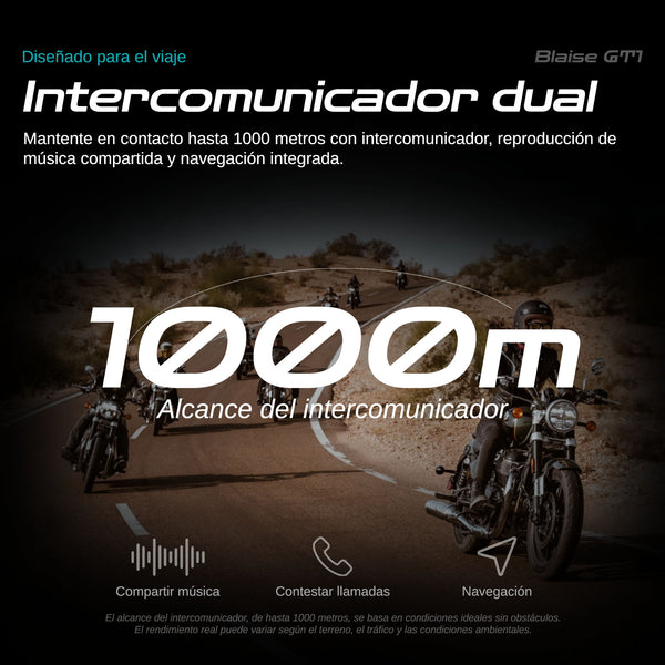 Intercomunicador Blaise GT1 Purple