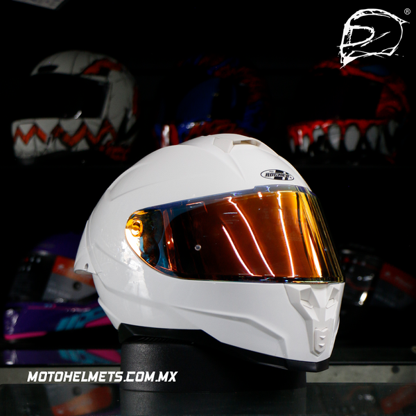 Casco Integral Joe Rocket Rkt 200 Ion Blanco Brilloso