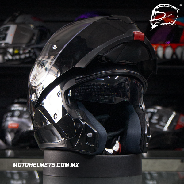 Casco Abatible Hjc C91N Metal Black