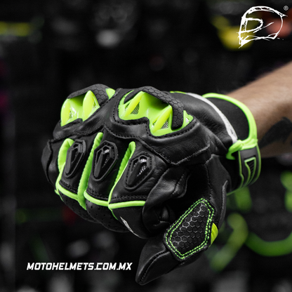 Guantes Seventy Sd-N32 Racing Naked Negro Amarillo