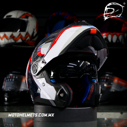 Casco Abatible Mt Sv Atom 2 Emalla C7 Brillo