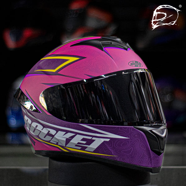 Casco Integral Joe Rocket Rkt 100 Elevation Rosa Mate