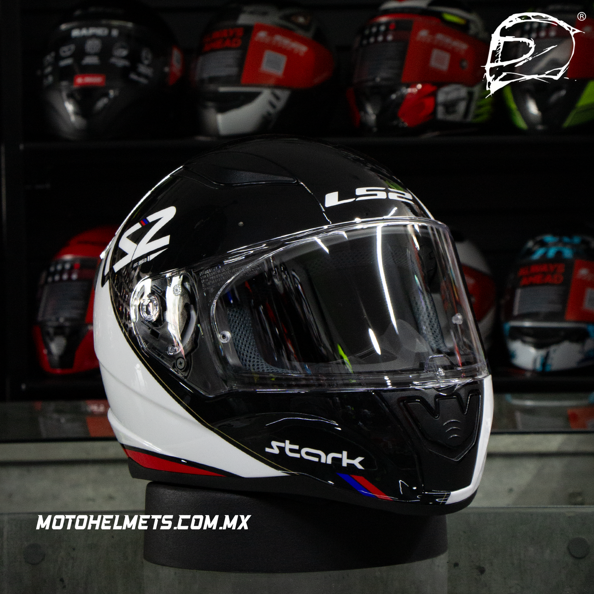 Casco Integral LS2 Rapid II Stark Blanco FF353