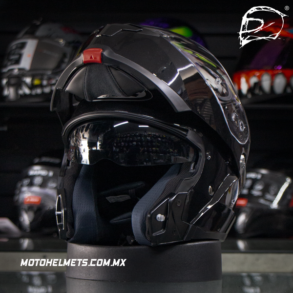 Casco Abatible Hjc C91N Metal Black