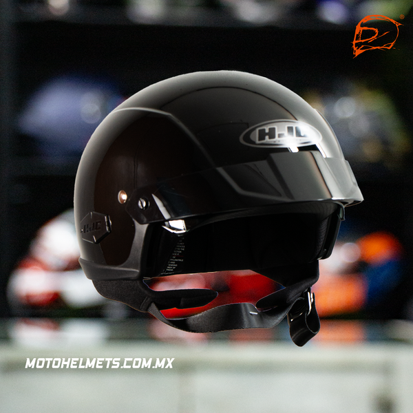 Casco Abierto Hjc Is -Cruiser Negro Brillo