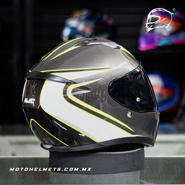 Casco Hjc C10 Santo Mc3H Amarillo Brillo