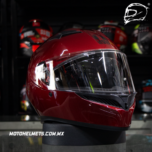 CASCO INTEGRAL AGV K3 E2206 MONO COMPETIZIONE ROJO
