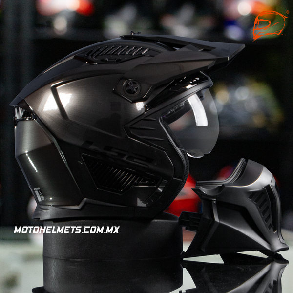 CASCO CROOS CITY LS2 DRIFTER JEANS OF 606 BRILLO