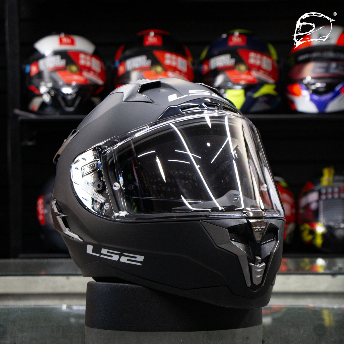 Casco Integral Ls2 Challenger Solid Negro Mate Ff327