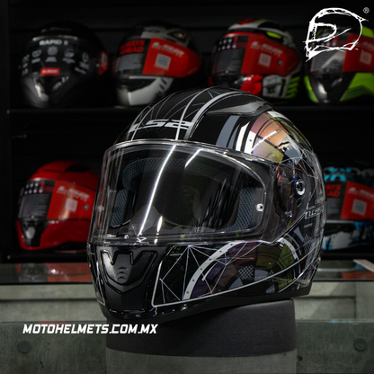 Casco Integral Ls2 Rapid Ii Tech 2.0 Chameleon Brillo FF353