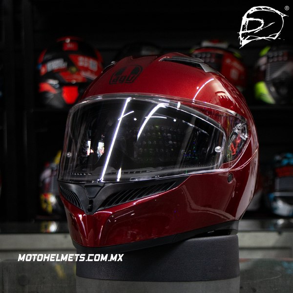 CASCO INTEGRAL AGV K3 E2206 MONO COMPETIZIONE ROJO