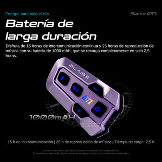 Intercomunicador Blaise GT1 Purple